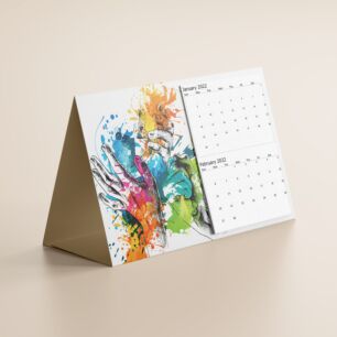 Calendar Painting Color Hands
