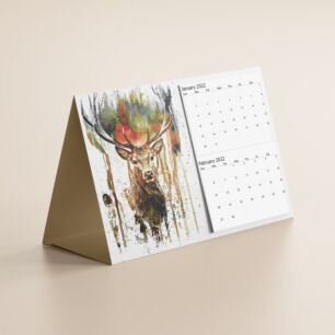 Calendar Painting Deer