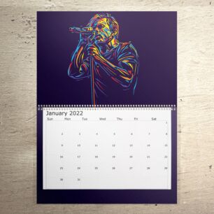 Calendar Painting Vocalist