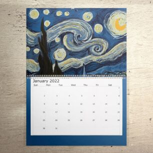 Calendar Painting Starry Night