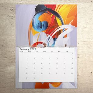 Calendar Painting Abstract Art