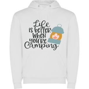 Camp Life Bliss Φούτερ με κουκούλα σε χρώμα Λευκό XXLarge