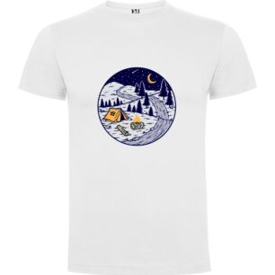 Campfire Night Scene Tshirt