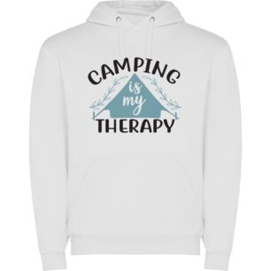 Camping Bliss Retreat Φούτερ με κουκούλα σε χρώμα Λευκό XLarge