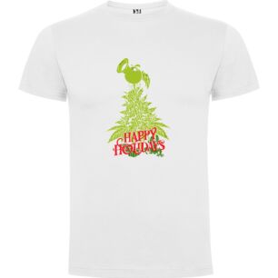 Cannabis Holiday Frog Tshirt σε χρώμα Λευκό Medium