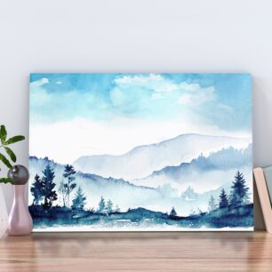 Πίνακας Abstract White Mountains