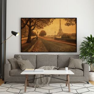 Πίνακας Vintage Eiffel Tower View