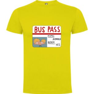 Cartoon Bus Passes Tshirt