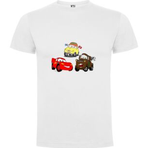 Cartoon Car Convo Tshirt σε χρώμα Λευκό 11-12 ετών