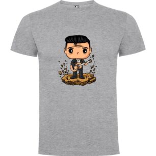 Cartoon Rockstar: Elvis Vibes Tshirt