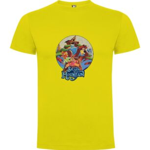 Cartoon Splash Art Tshirt σε χρώμα Κίτρινο 5-6 ετών