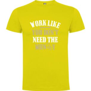 Cashless Working Wealthy Life Tshirt