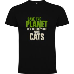 Cat Planet Savior Tshirt