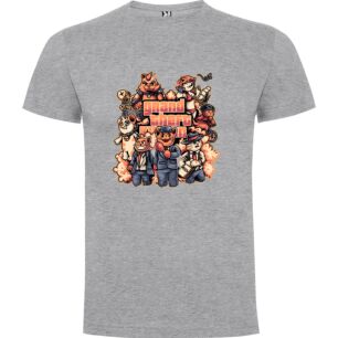 Cats in GTA Style Tshirt σε χρώμα Γκρι Small