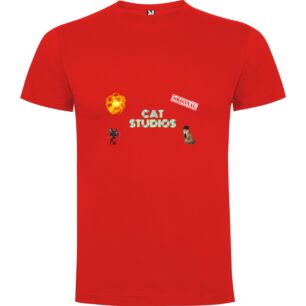 Catty Clicks Tshirt σε χρώμα Κόκκινο 3-4 ετών