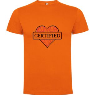 Certified Love Stamp Design Tshirt