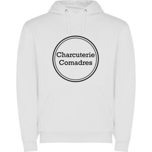 Charcuterie Chic Circle Φούτερ με κουκούλα σε χρώμα Λευκό 5-6 ετών