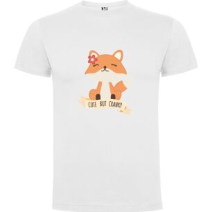 Charming Cranky Fox Tshirt σε χρώμα Λευκό 11-12 ετών