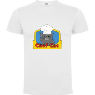 Chef Cat Soup Master Tshirt σε χρώμα Λευκό 11-12 ετών