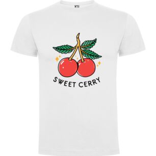 Cherry Cheeky Logo Tshirt σε χρώμα Λευκό Small