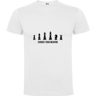 Chess Weapon of Choice Tshirt σε χρώμα Λευκό 9-10 ετών