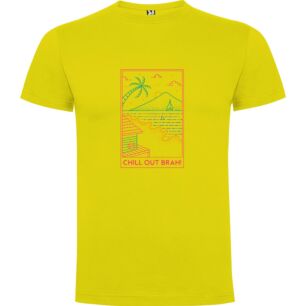 Chillhop Summer Vibes! Tshirt σε χρώμα Κίτρινο Medium