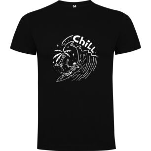 Chillwave Skeleton Surfs Tshirt