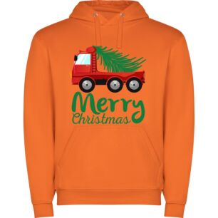 Christmas Truck Delights Φούτερ με κουκούλα