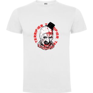 Circus Macabre: Skull Clown Tshirt σε χρώμα Λευκό 11-12 ετών