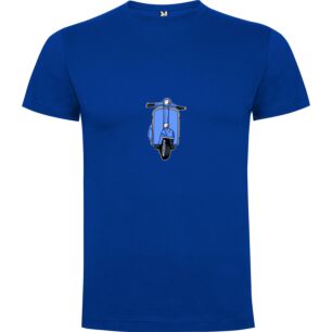 Classic Blue Adventure Scooter Tshirt