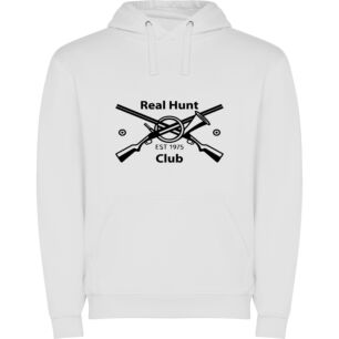Classy Hunt Club Emblem Φούτερ με κουκούλα σε χρώμα Λευκό XXXLarge(3XL)