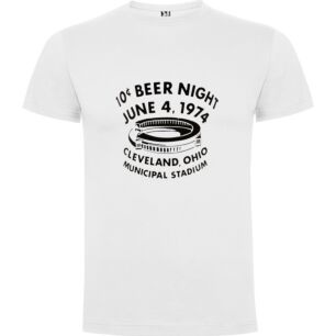Cleveland Beer Night Retro Tshirt σε χρώμα Λευκό 3-4 ετών