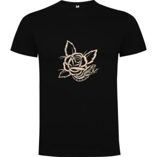Cobra Rose Tattoo Art Tshirt σε χρώμα Μαύρο XXXLarge(3XL)