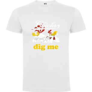 Cocky Clucker Chick Magnet Tshirt