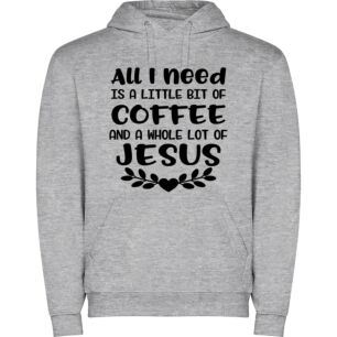 Coffee & Jesus Bliss Φούτερ με κουκούλα