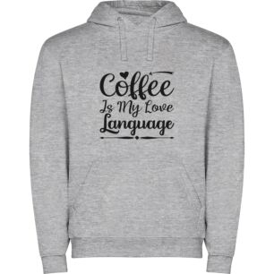 Coffee's Sweet Language Φούτερ με κουκούλα