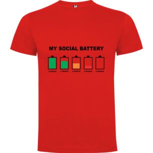 Coherent Social Battery Power Tshirt