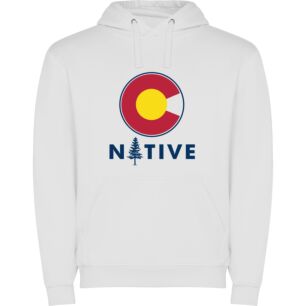 Colorado's Native Artistry Φούτερ με κουκούλα σε χρώμα Λευκό 11-12 ετών
