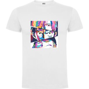 Colorful Anime Portraiture Tshirt σε χρώμα Λευκό 11-12 ετών