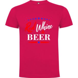 Colorful Booze Signage Tshirt