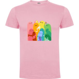 Colorful Cartoon Collective Tshirt