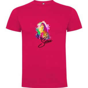 Colorful Femme Fatale Tshirt σε χρώμα Φούξια 3-4 ετών