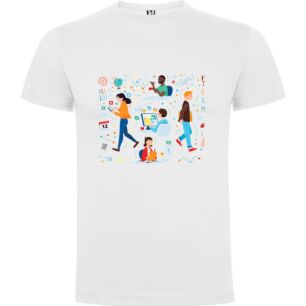 Colorful Pedestrian Parade Tshirt σε χρώμα Λευκό Medium