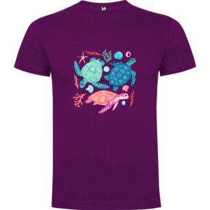 Colorful Sea Turtle Paradise Tshirt σε χρώμα Μωβ 3-4 ετών