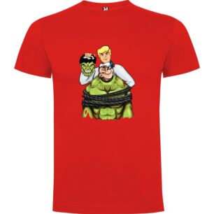 Comic Hulk Caricatures Tshirt