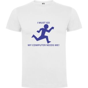 Computer Calls, Nerd Responds Tshirt σε χρώμα Λευκό XLarge