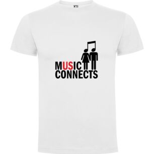 Connective Music Logo Tshirt σε χρώμα Λευκό