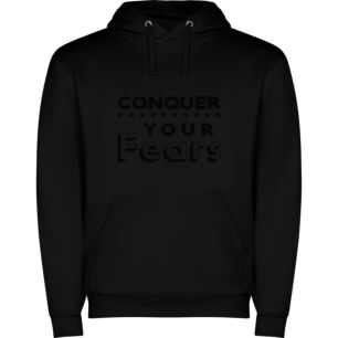 Conquer Fear: Embrace Courage Φούτερ με κουκούλα