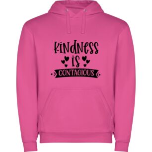 Contagious Kindness Expressions Φούτερ με κουκούλα