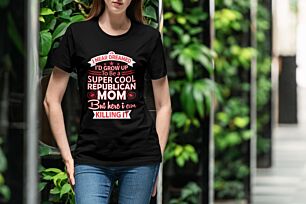 Cool Republican Mom Tshirt